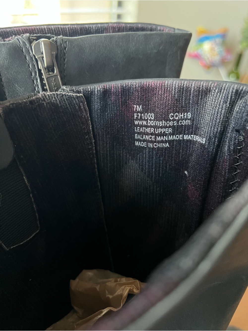 Born ‘North’ Black Leather Knee-High Riding Boots - Picture 8 of 10